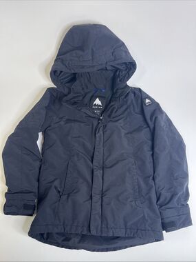 Burton Kids Snowboard Jacket M Black Thermacore Eco Room-To-Grow